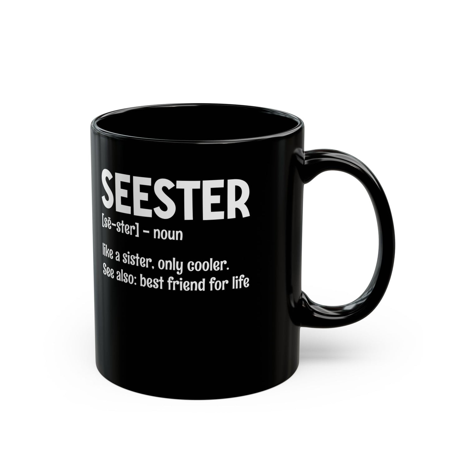 Seester Black Mug (11oz, 15oz)