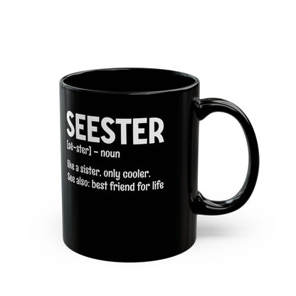 Seester Black Mug (11oz, 15oz)