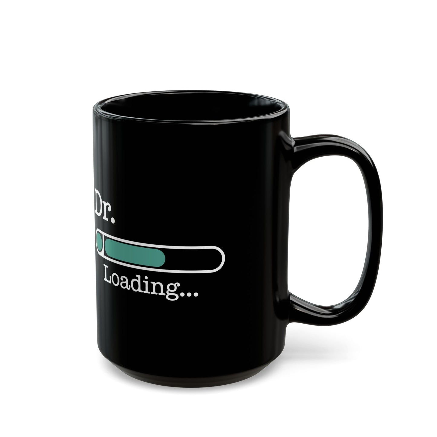 Funny Black Doctor Graduation Mug – Dr. Loading Progress Bar Coffee Cup – Medical School Gift for Future Doctors and Graduates