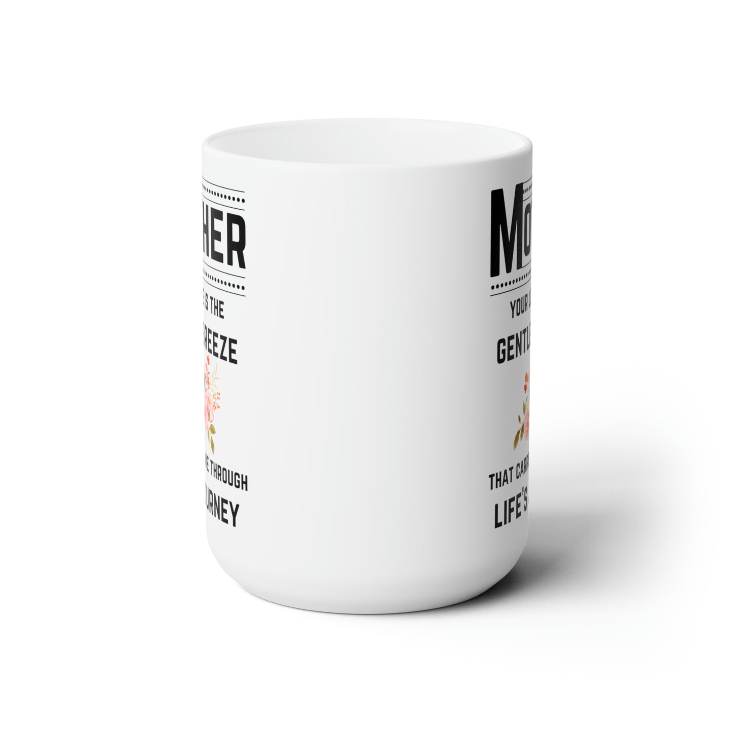 White Ceramic Mug – Meaningful Gift for Mom