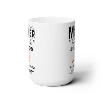 White Ceramic Mug – Meaningful Gift for Mom