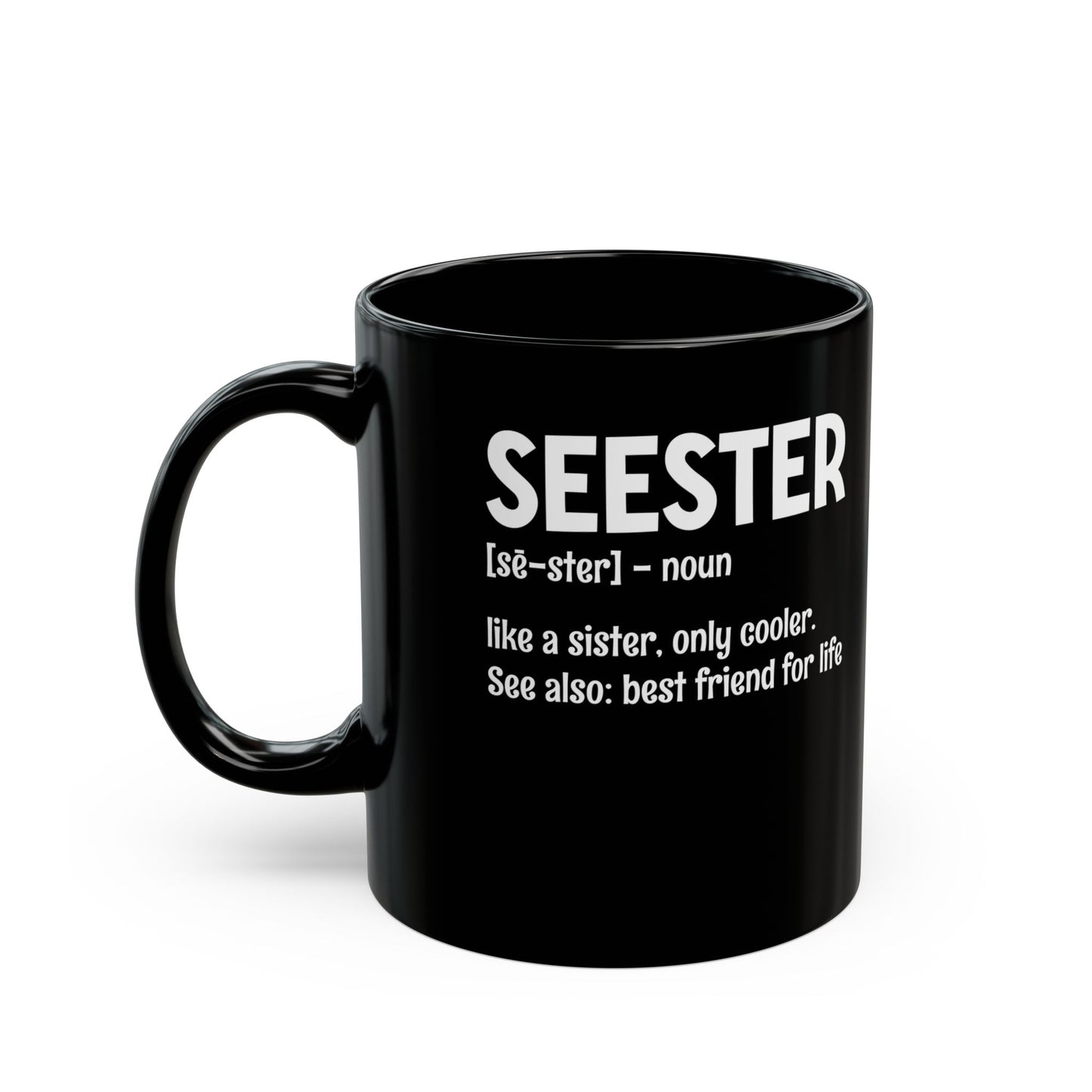 Seester Black Mug (11oz, 15oz)