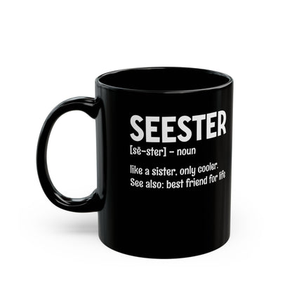 Seester Black Mug (11oz, 15oz)