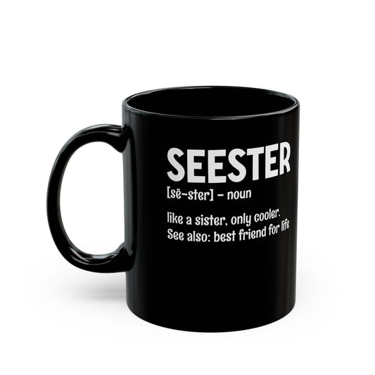 Seester Black Mug (11oz, 15oz)