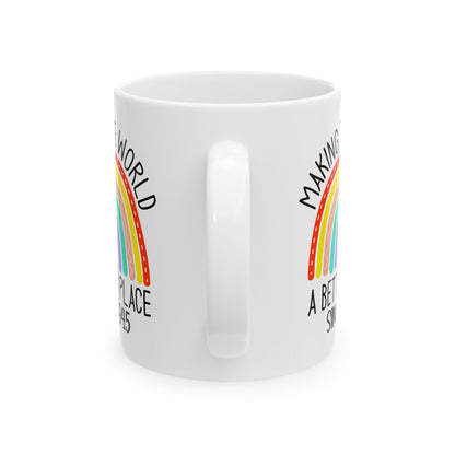 making the world 1945 Ceramic Mug, (11oz, 15oz)