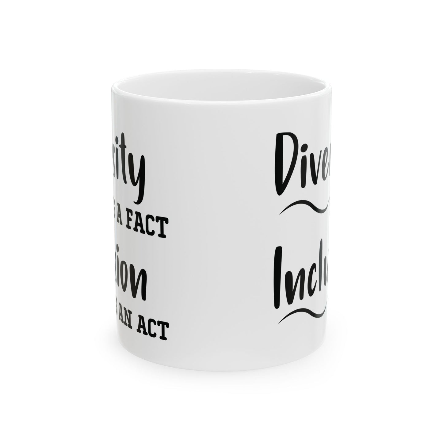 Driversity Is A Fact White Mug, (11oz, 15oz)