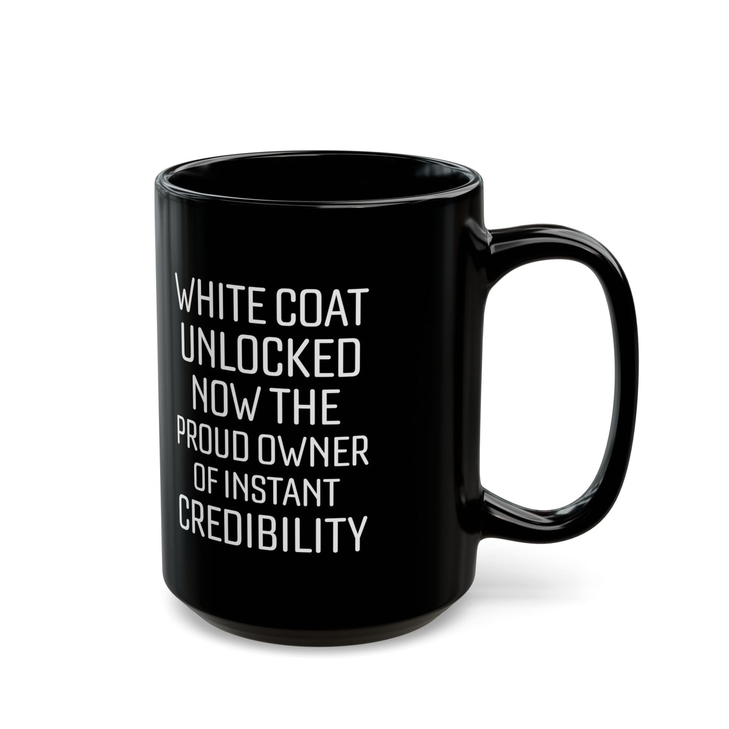 White Coat Unlocked Mug – Funny Medical School Graduation Gift for Doctors, Med Students