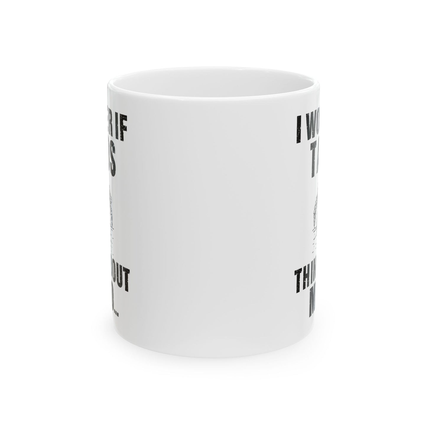 I Wonder If Tacos White Mug, (11oz, 15oz)