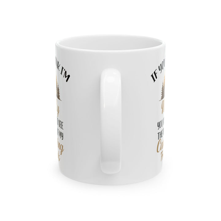 Nutty Camping Friends Ceramic Mug, (11oz, 15oz)