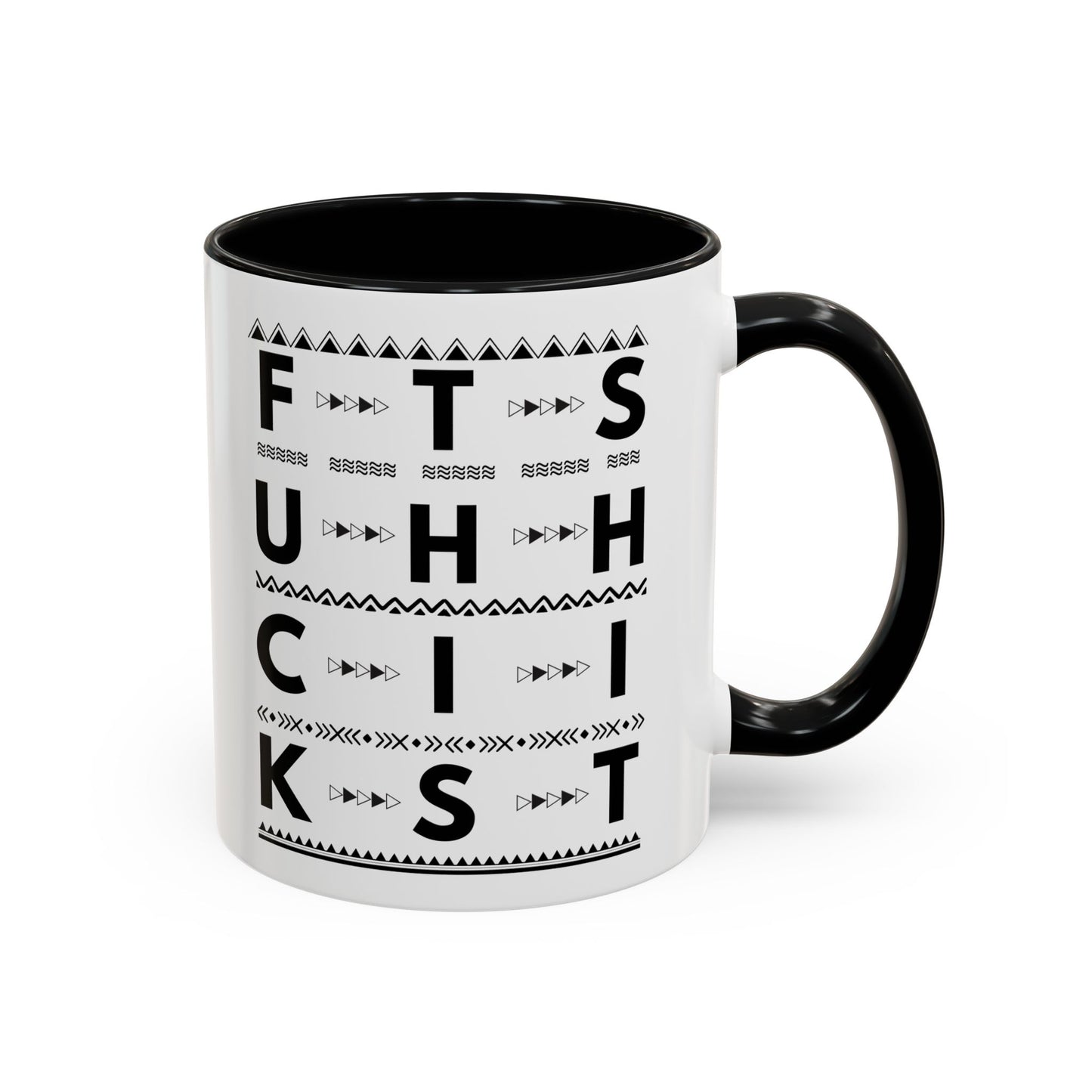 Hidden Message Coffee Mug Fuck This Shit 1 Accent Coffee Mug (11, 15oz)