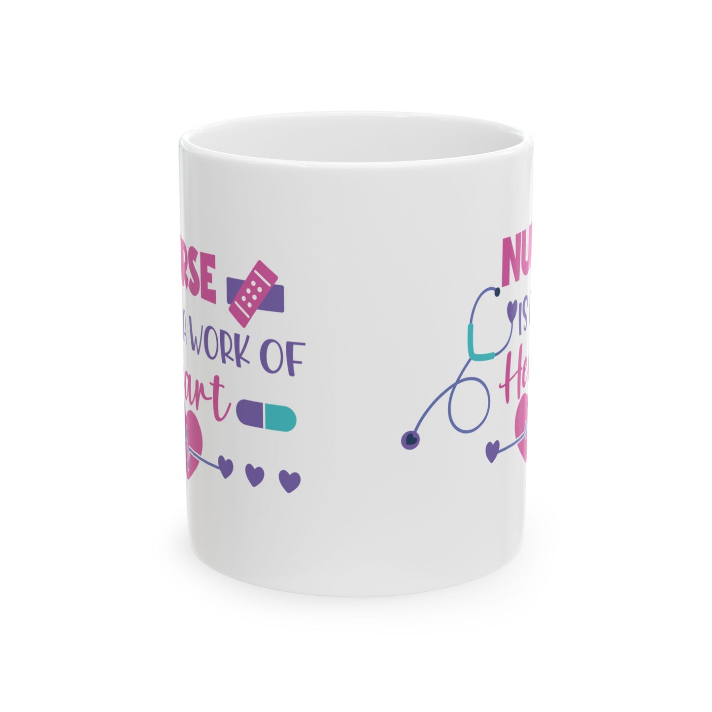 NURSE CIS A WORK 11oz & 15oz  white mug