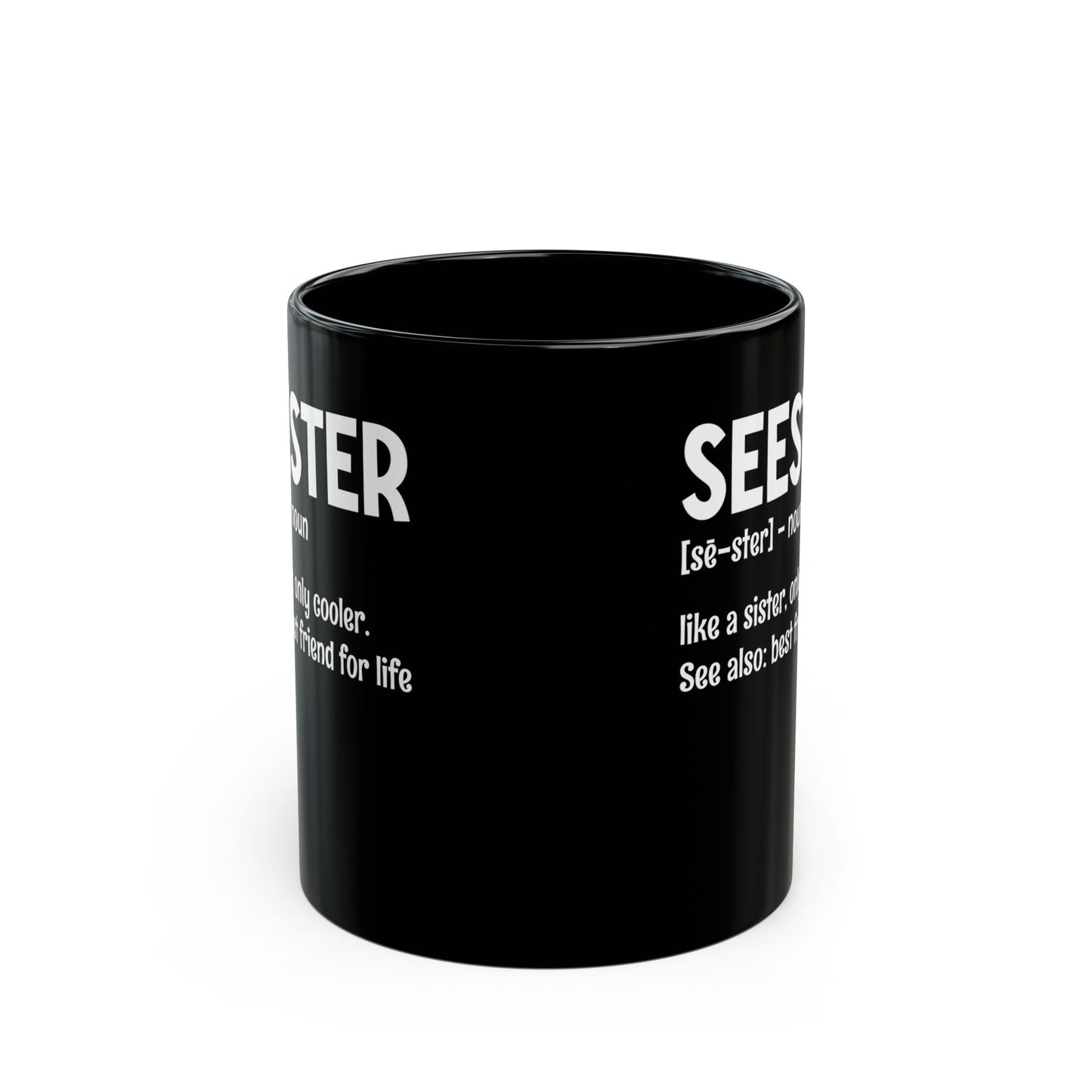 Seester Black Mug (11oz, 15oz)