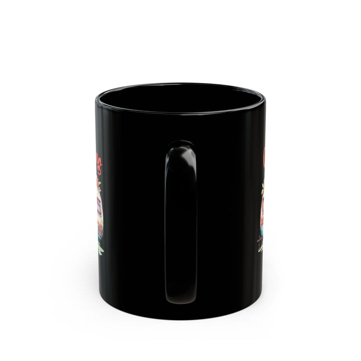 Glamping Watercolor Illustration Ceramic Mug, (11oz, 15oz)