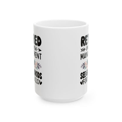 Retired Ceramic Mug, (11oz, 15oz)