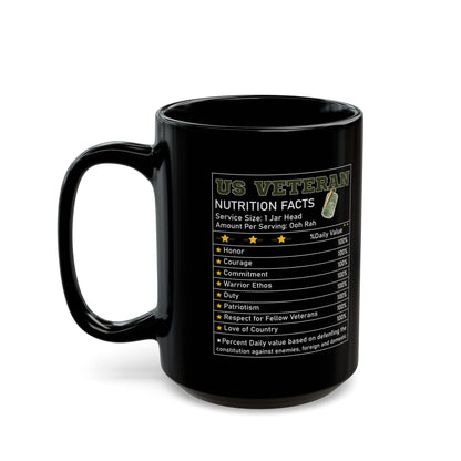 I am Veteran Black Mug (11oz, 15oz)