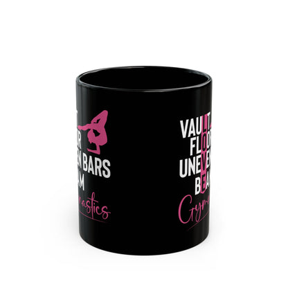 Vault Floor Uneven Bars Beam Black Mug (11oz, 15oz)