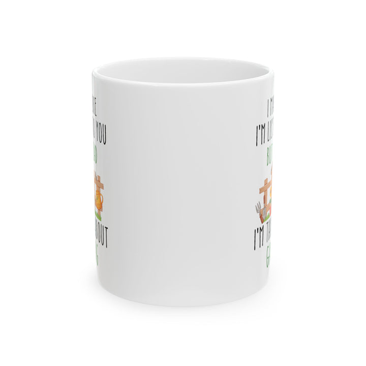 Funny Gardening Mug – White Coffee Cup for Gardeners Cute Plant Lover Gift for Men & Women