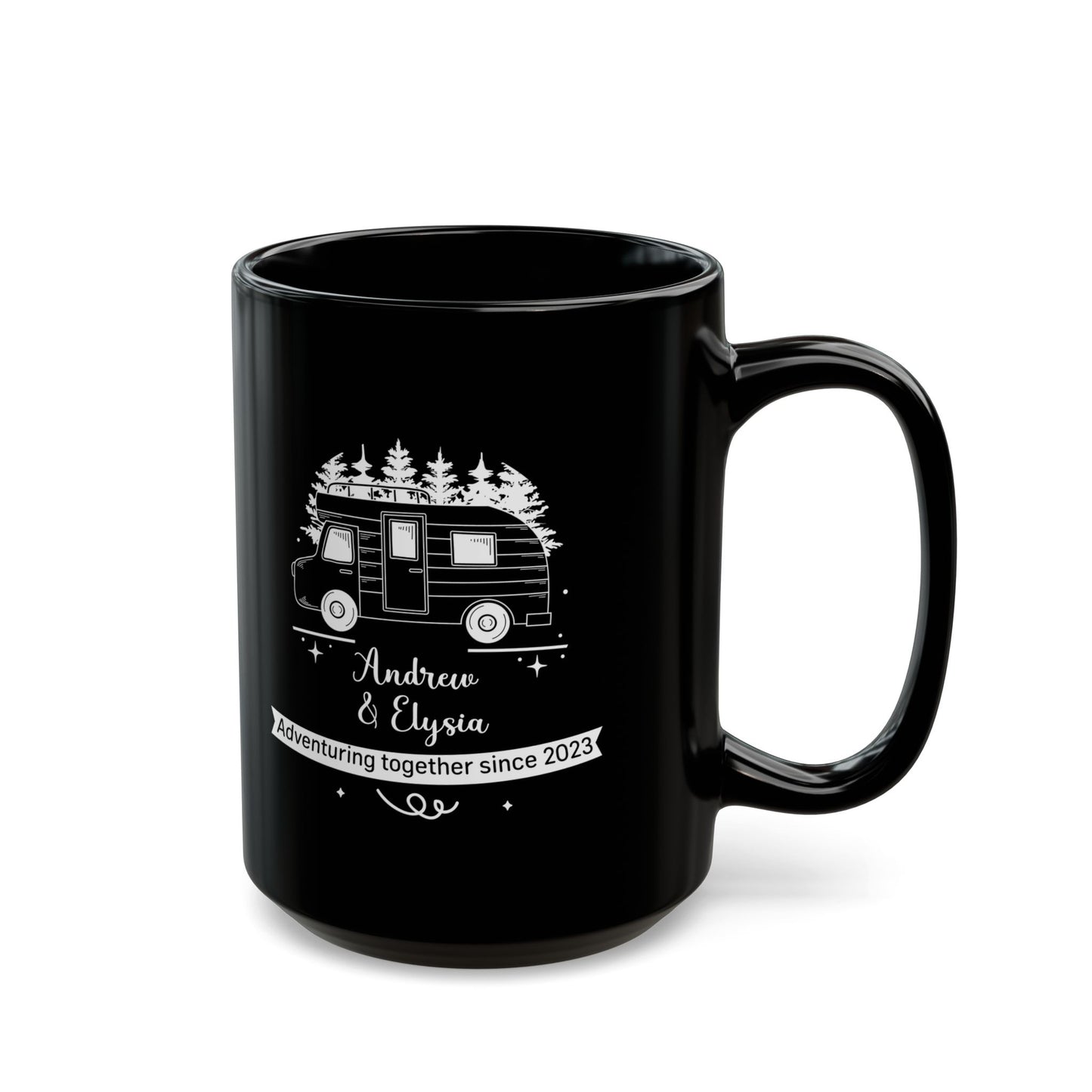 Adventuring Together Since 2023 Ceramic Mug, (11oz, 15oz)