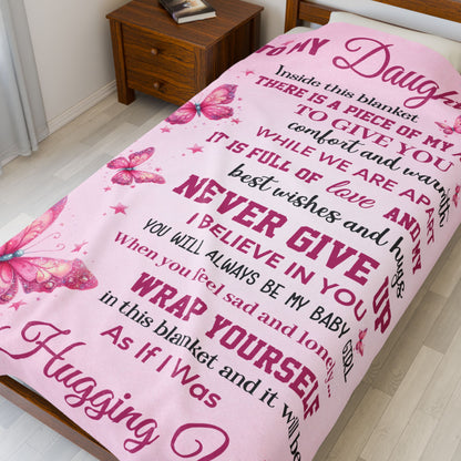 To My Daughter Blanket