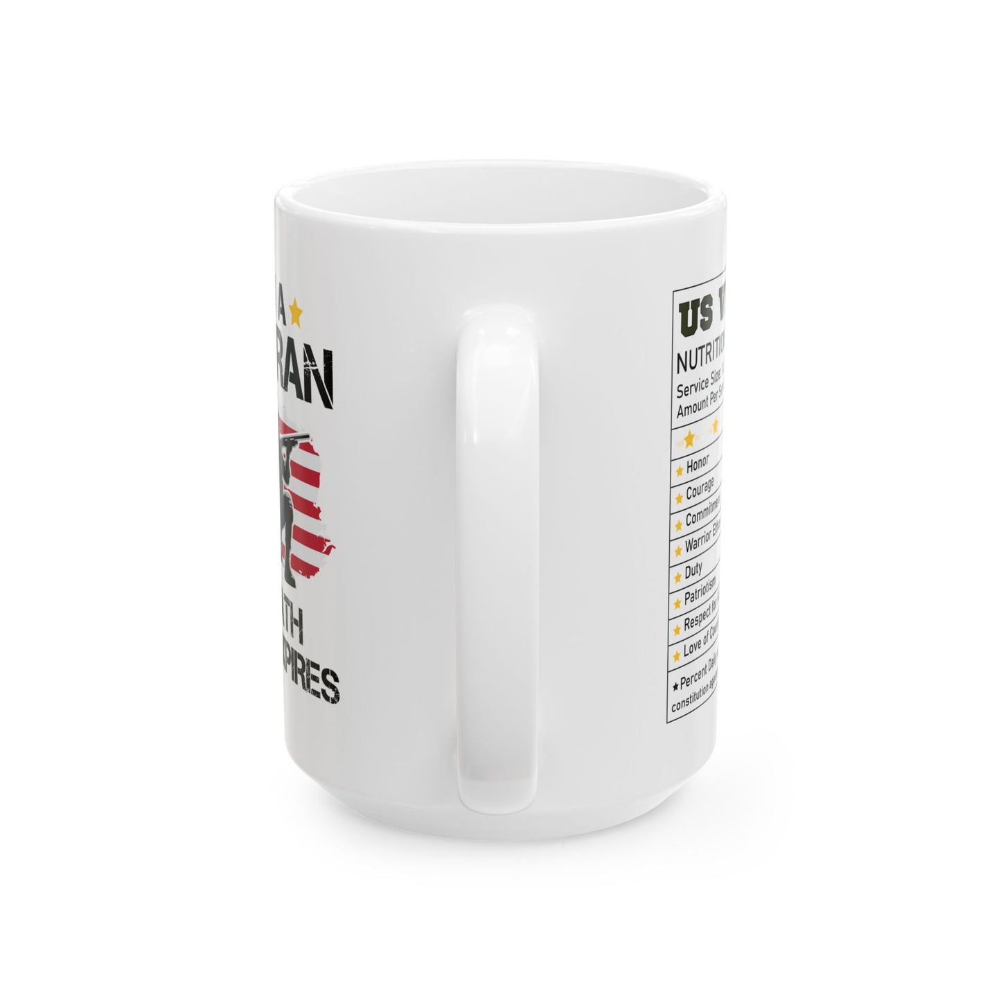 I am Veteran  Mug, (11oz, 15oz)