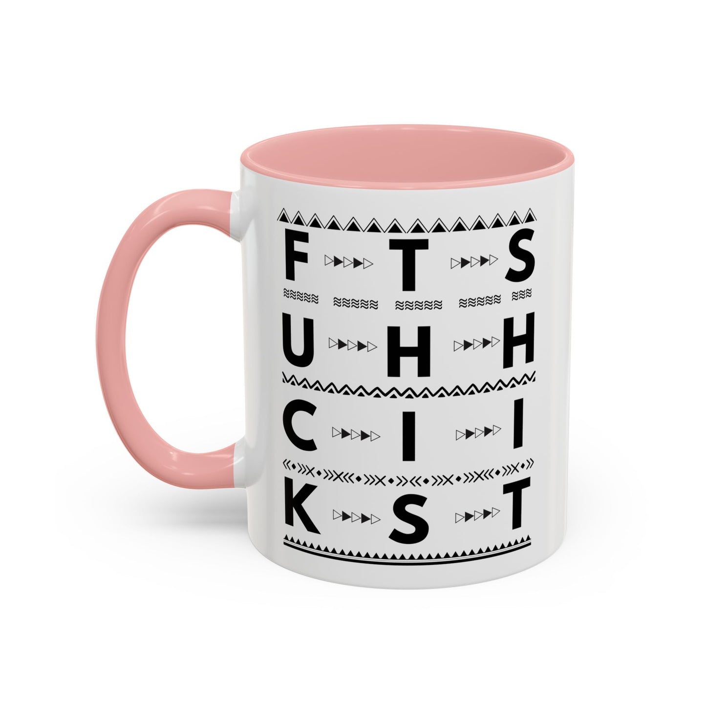 Hidden Message Coffee Mug Fuck This Shit 1 Accent Coffee Mug (11, 15oz)