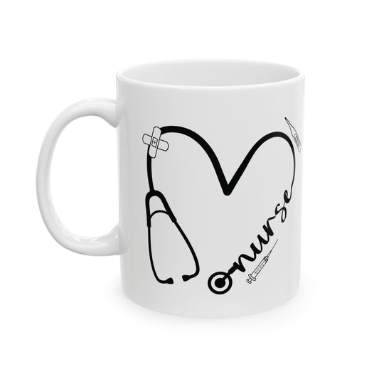 Onurse 11oz & 15oz  white mug