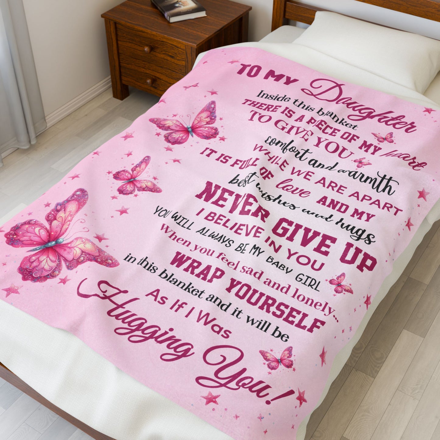 To My Daughter Blanket