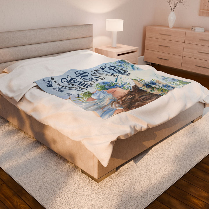To My Badass Daughter Blanket Blanket
