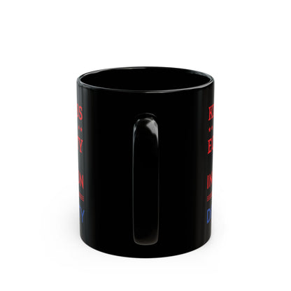 Kindness Peace Equality Love Inclusion Hope Driversity Black Mug (11oz, 15oz)