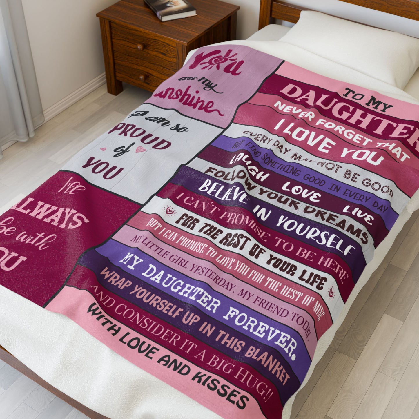 To My Daughter Blanket