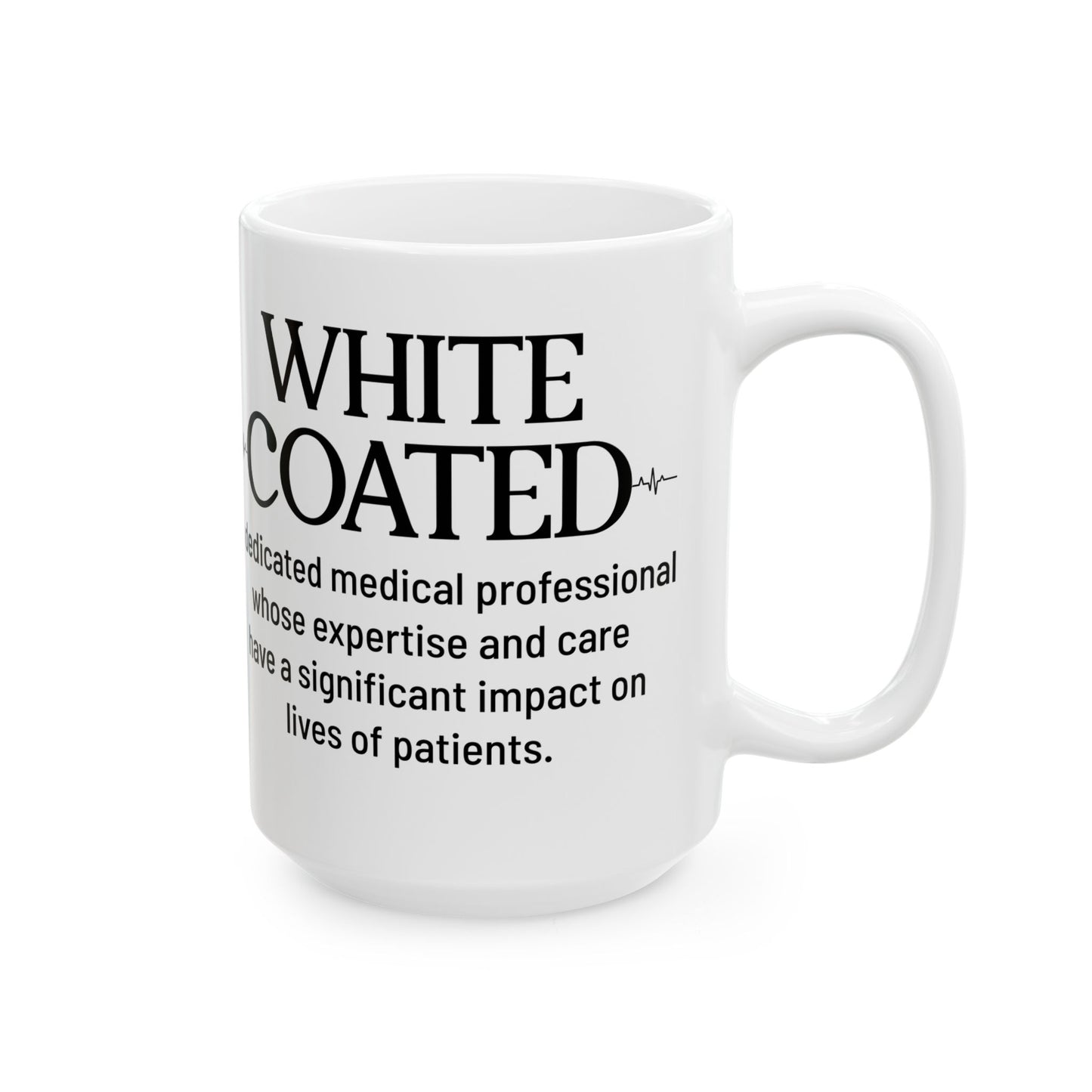 White Coated Doctor Mug – Inspirational Gift for White Coat Ceremony