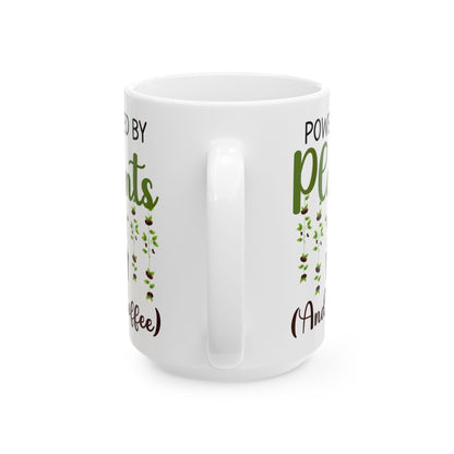 Funny White Coffee Cup for Gardeners & Plant Lovers – Cute Gift Idea for Coffee & Nature Fans