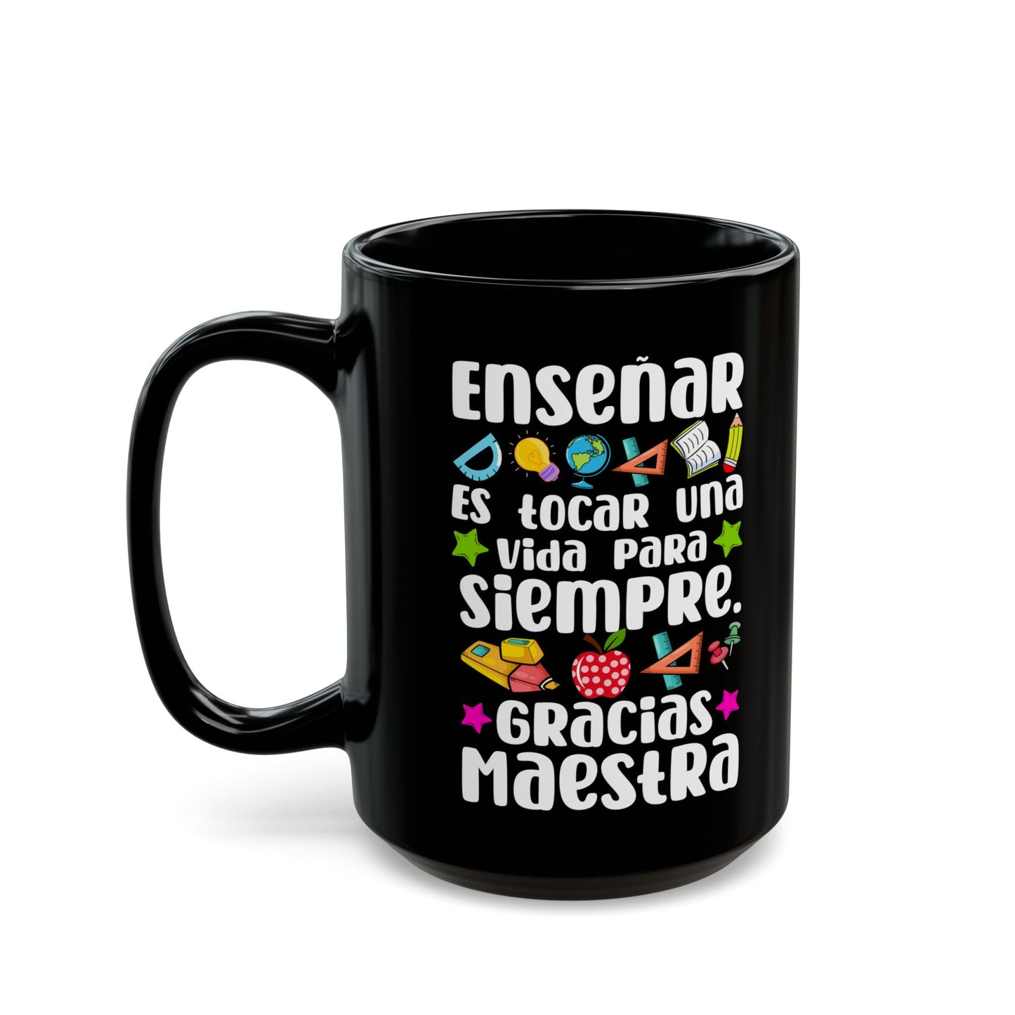Enseñar Black Mug (11oz, 15oz)