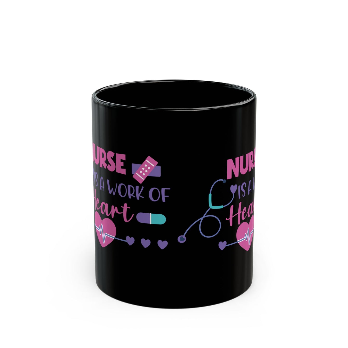 NURSE CIS A WORK 11oz & 15oz Black mug