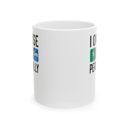 I Only Use Sarcasm Periodically White Mug, (11oz, 15oz)
