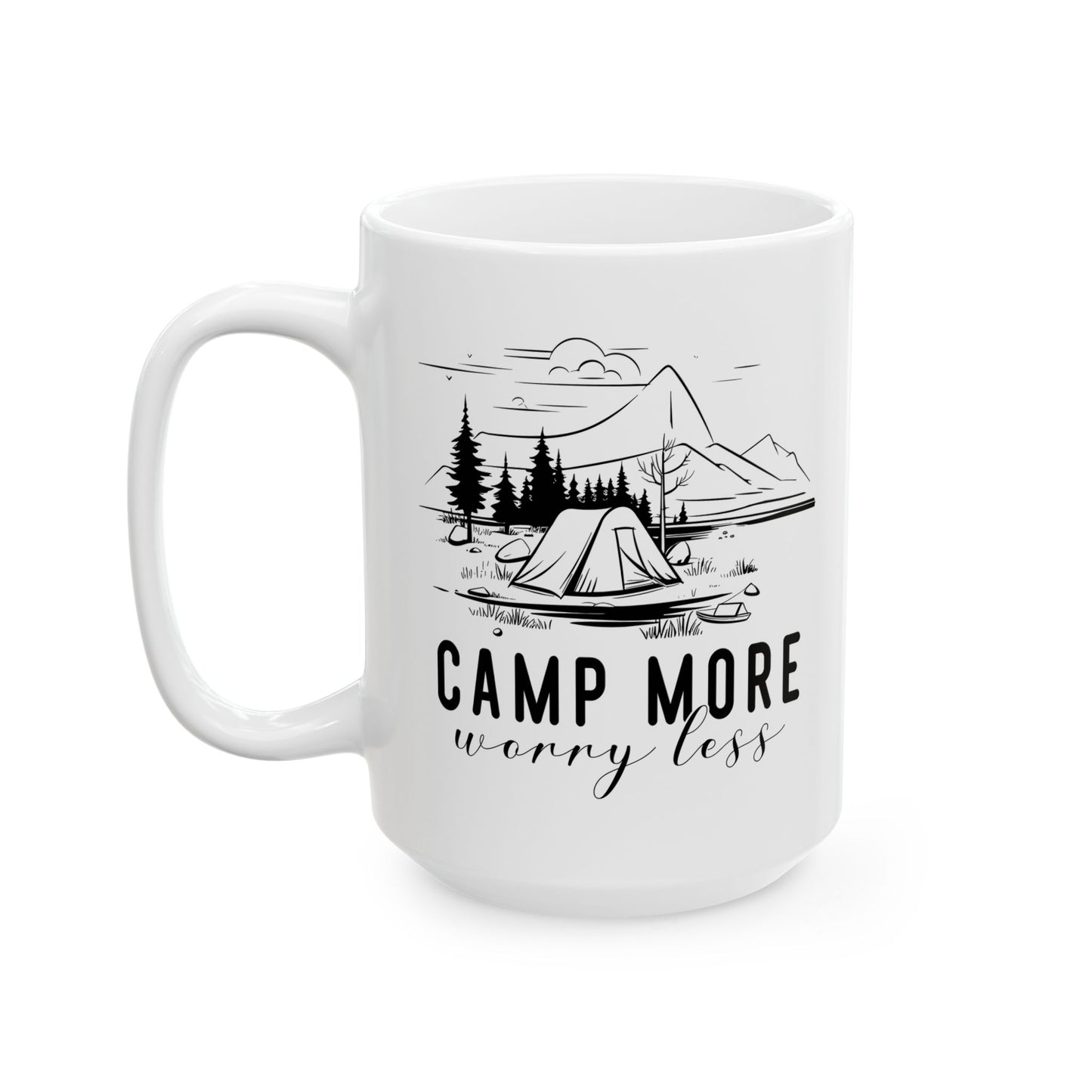 Camping Adventures Ceramic Mug, (11oz, 15oz)