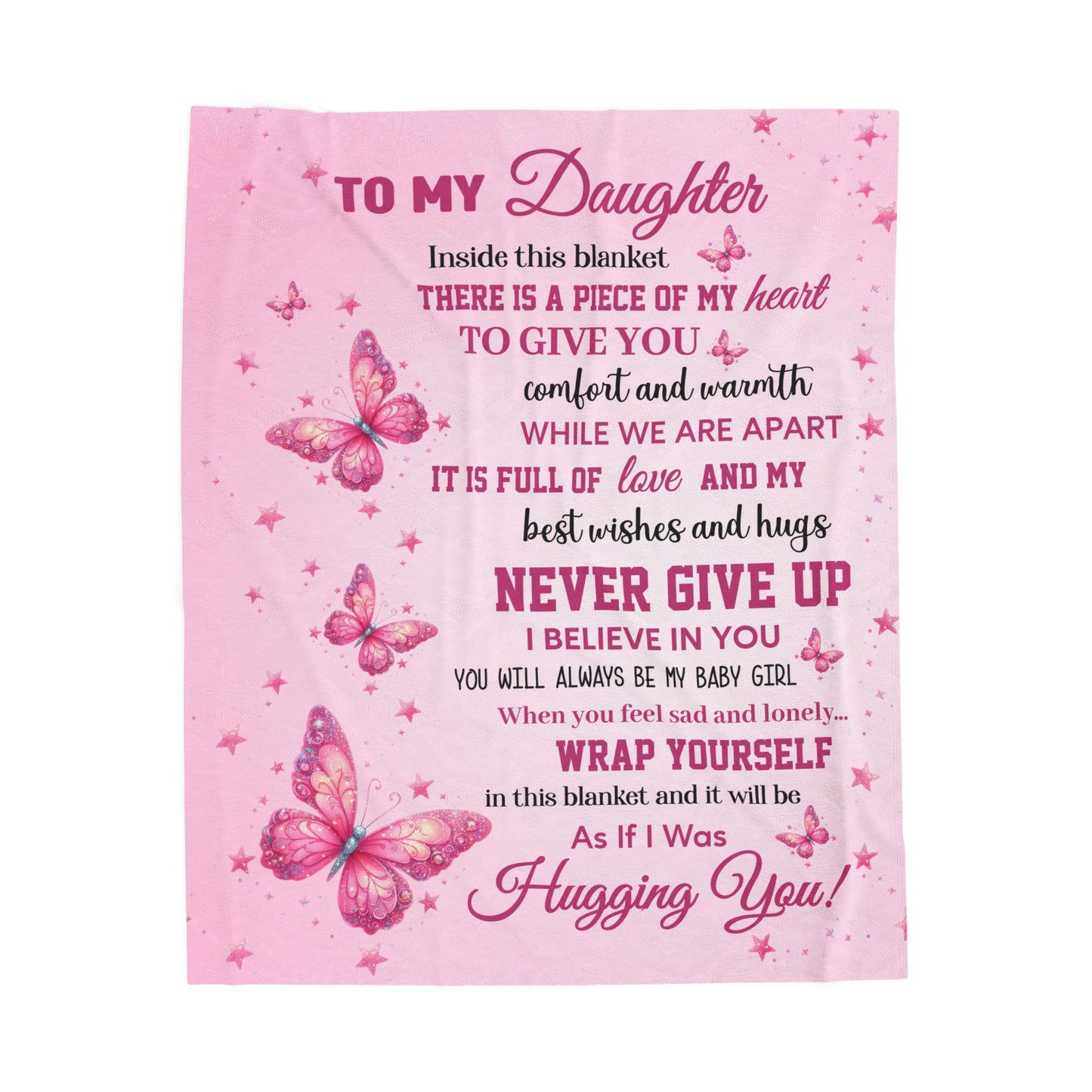 To My Daughter Blanket