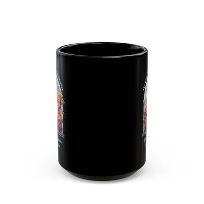 Black First Communion Mug – Personalized Gift for Girl