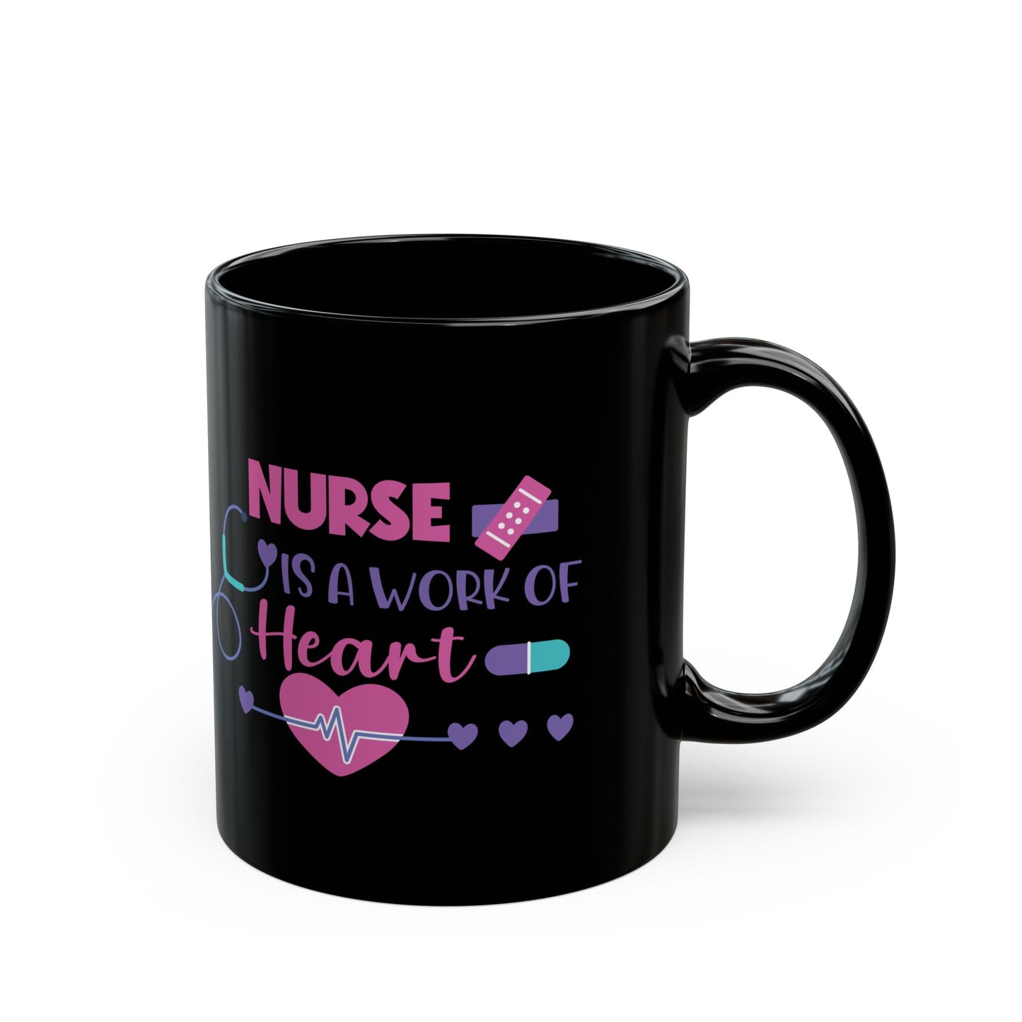 NURSE CIS A WORK 11oz & 15oz Black mug