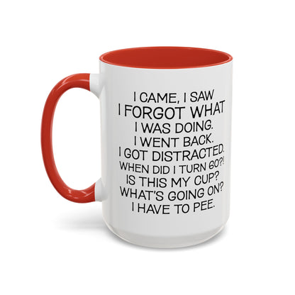 I Came I Saw coloring Coffee Mug (11, 15oz)