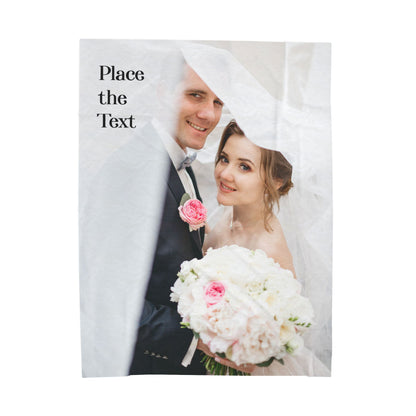 Elegant Wedding Couple Portrait Under Veil Blanket