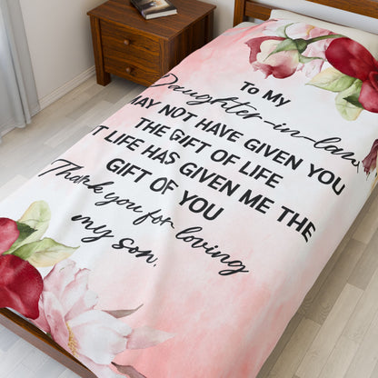 To My Daughter-in-law Blanket