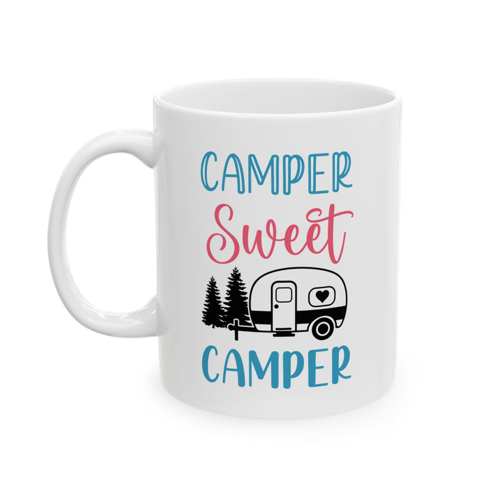 Retro Camper Mug Design Ceramic Mug, (11oz, 15oz)