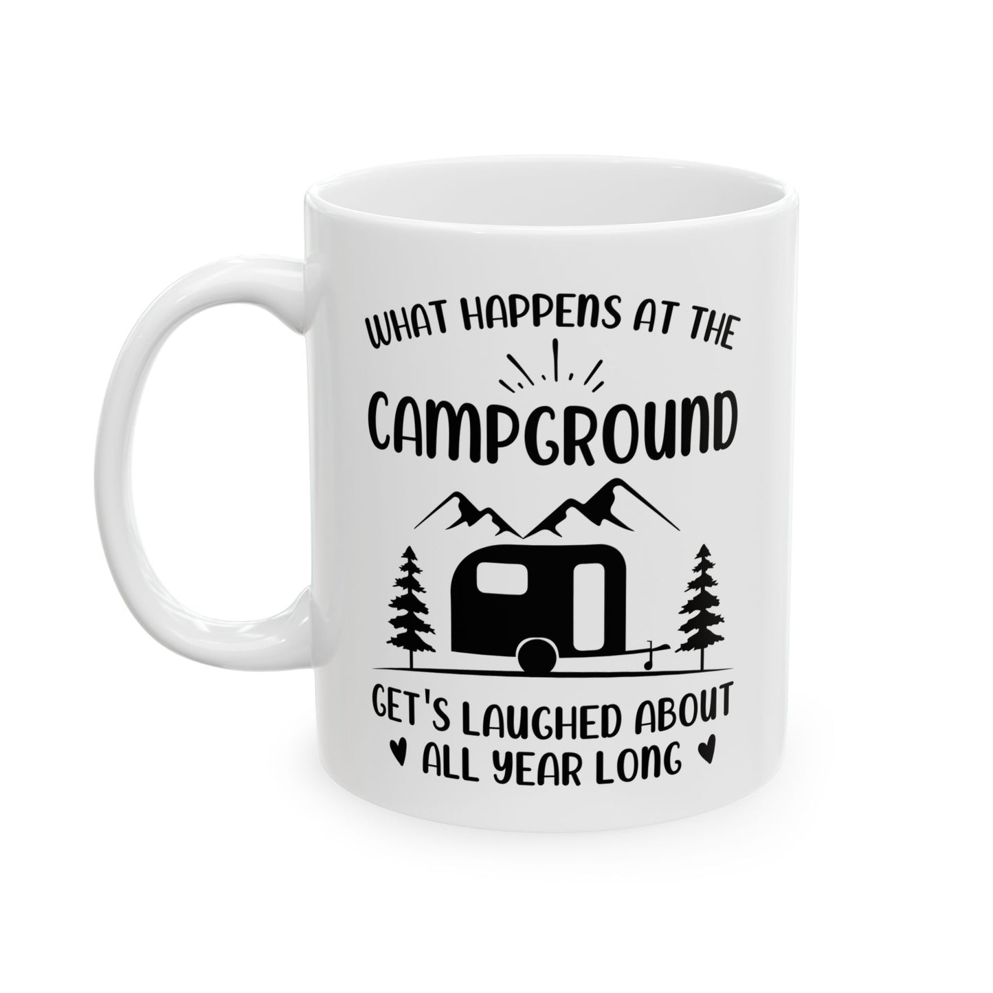 Rustic Camping Adventure Ceramic Mug, (11oz, 15oz)