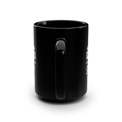 Black Anchor Mom Mug – Nautical-Themed Coffee Cup Meaningful Gift for Mom