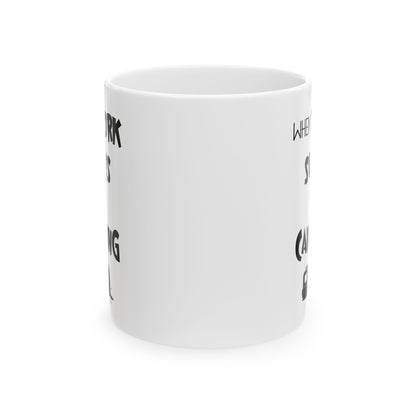 Camping Adventures Ceramic Mug, (11oz, 15oz)