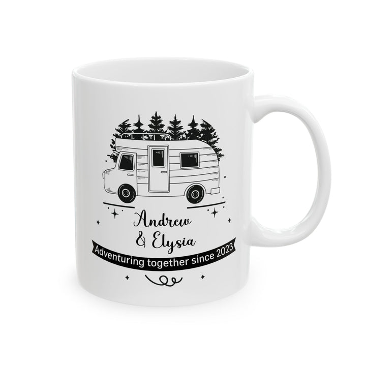 Adventuring Together Since 2023 Ceramic Mug, (11oz, 15oz)