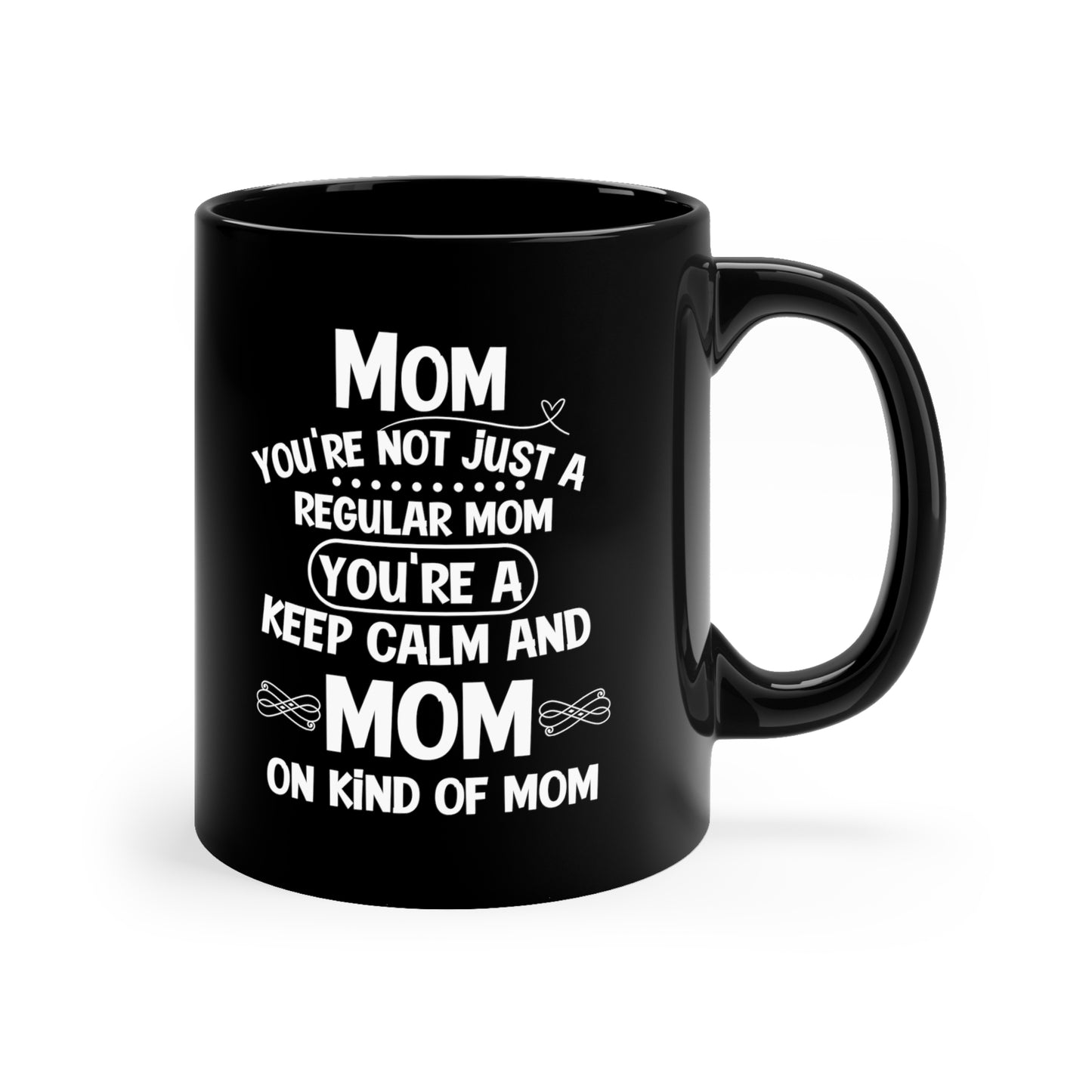 Mom you are just 11oz Black Mug