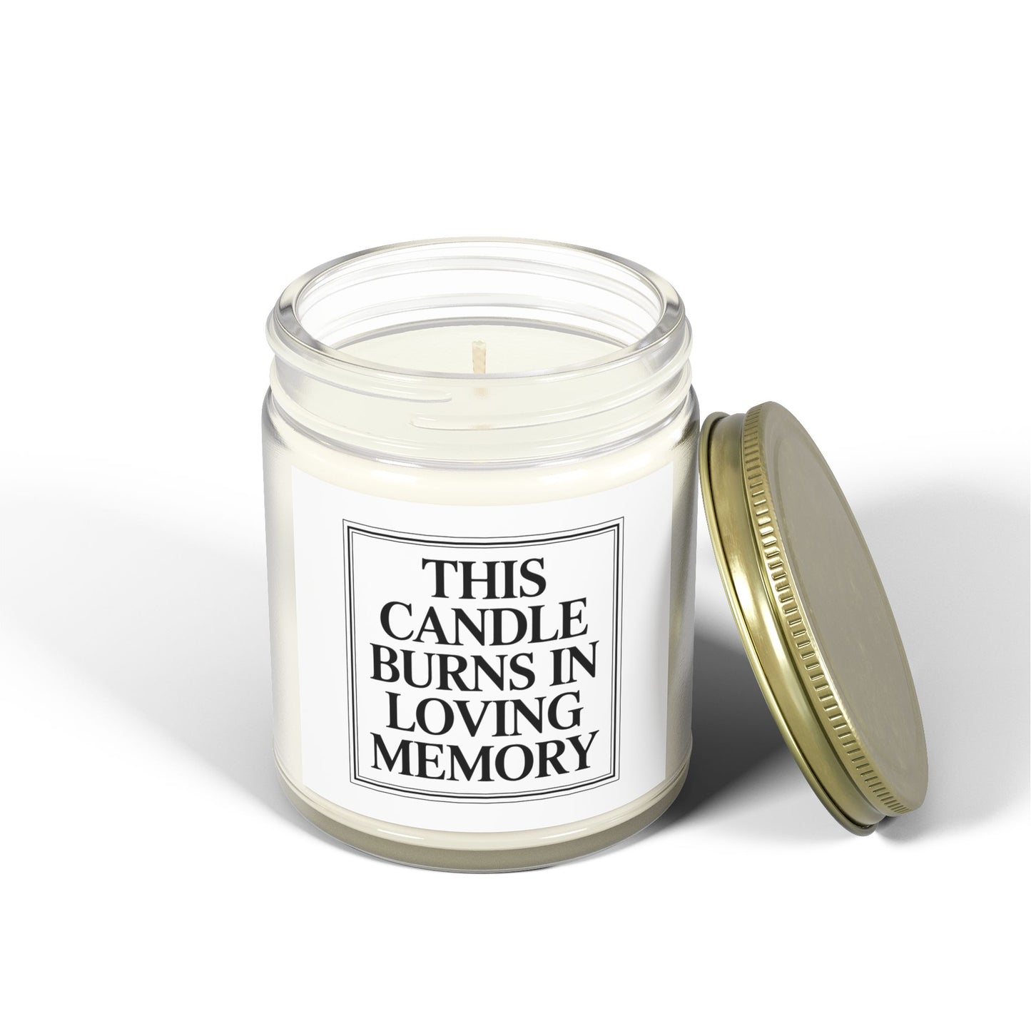 This Candle Burn In Loving Memories Scented Candles, Coconut Apricot Wax (4oz, 9oz)