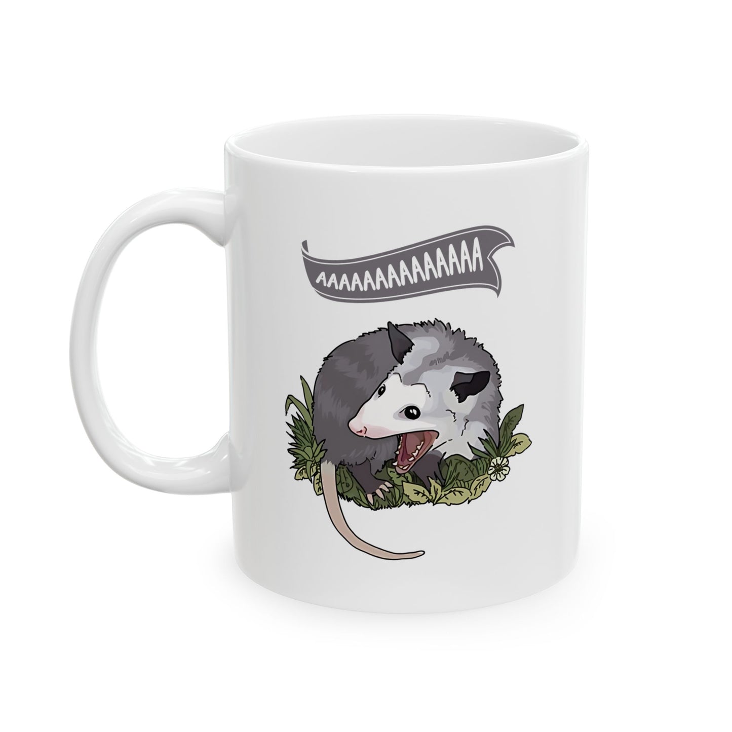 Posom coffee mug, white Mug, (11oz, 15oz)